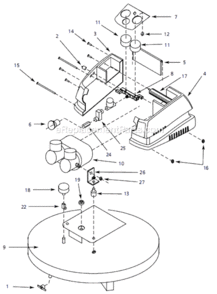 Page A Diagram and Parts List for FP2020 2000 Campbell Hausfeld Compressor